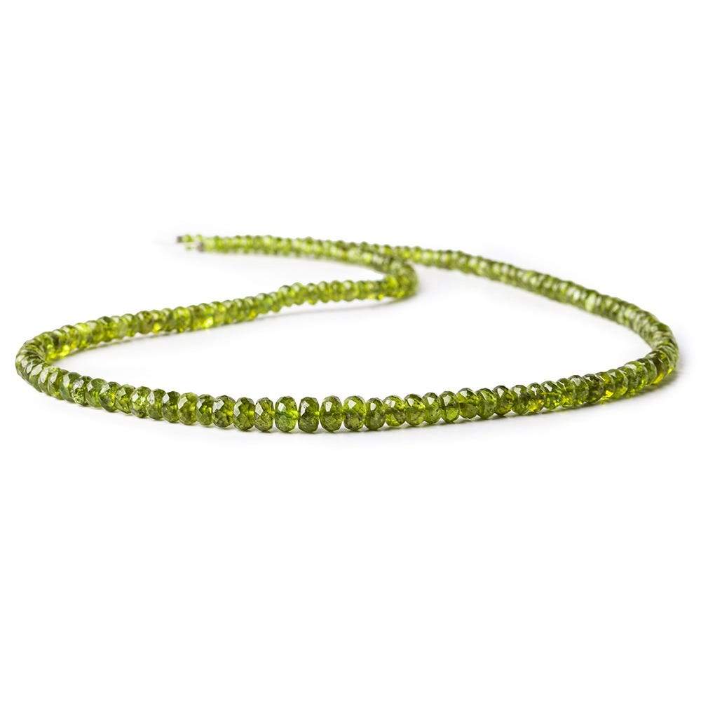 Idocrase Plain Rondelle Beads 16 inch 173 pieces - Beadsofcambay.com