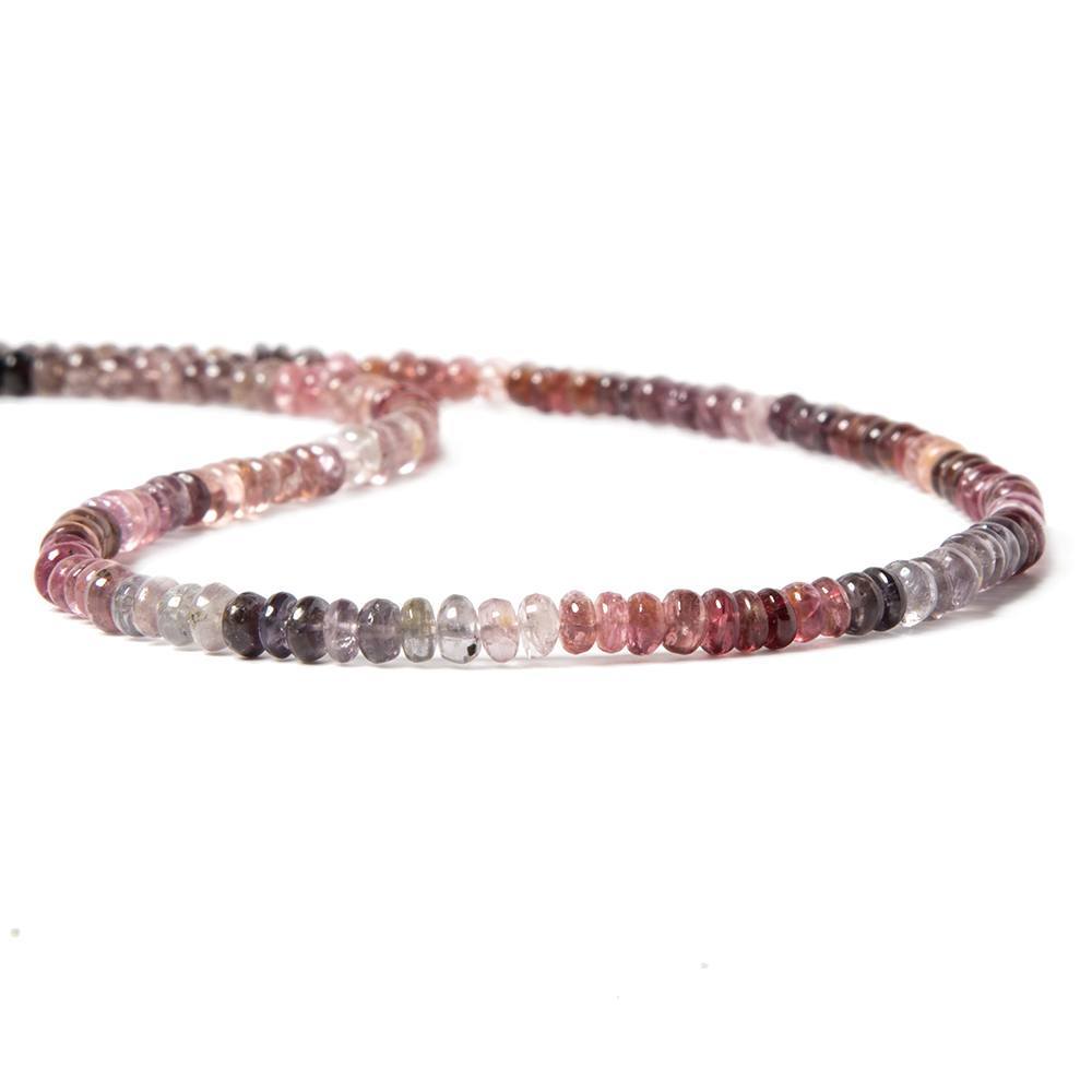 Multi-colored Spinel Plain Rondelles - Beadsofcambay.com
