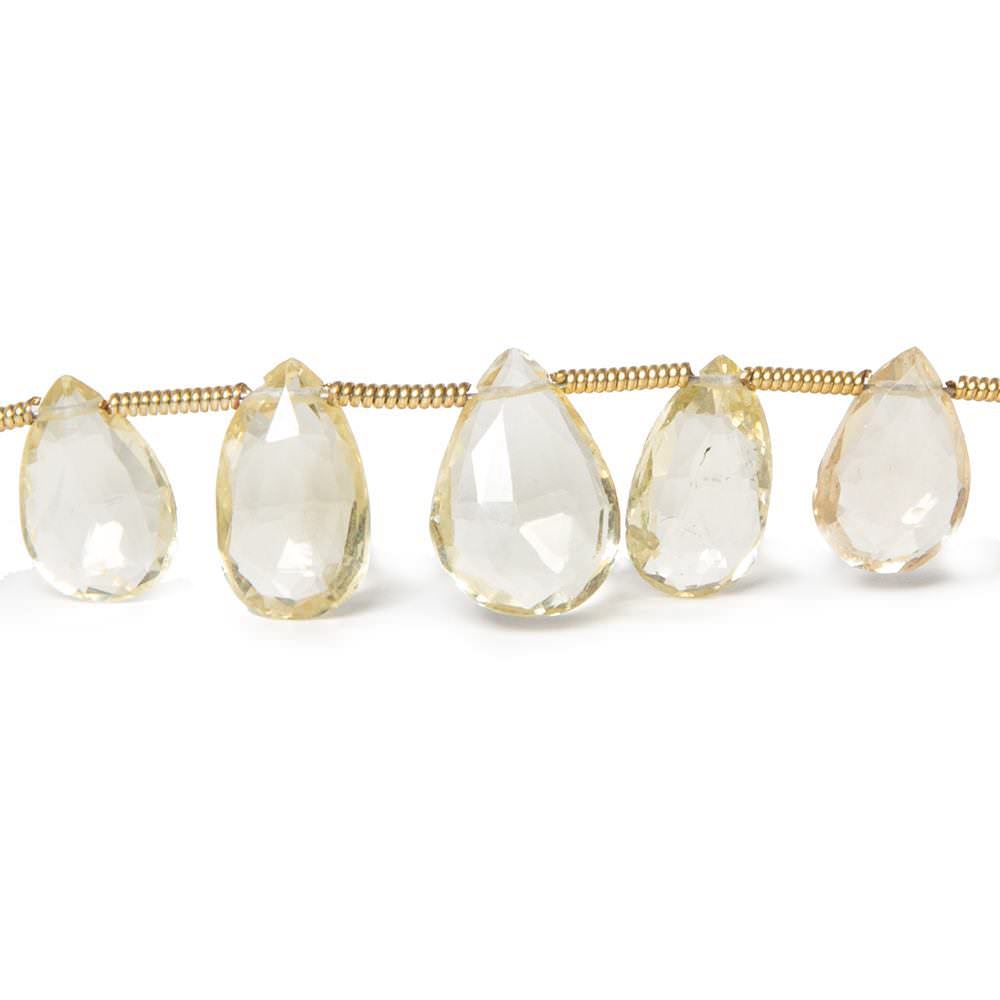 Oregon Sunstone Pear Briolette - Beadsofcambay.com