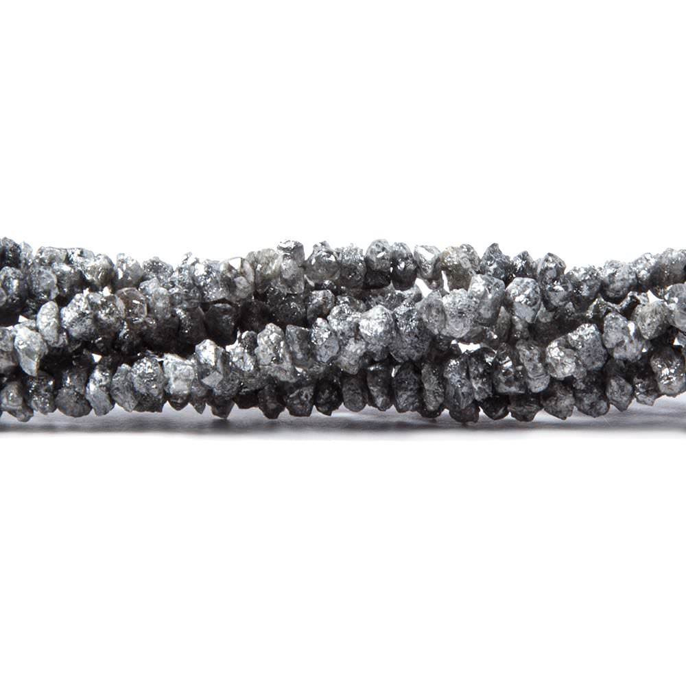 Platinum Diamond Beads Unfaceted Nugget - Beadsofcambay.com