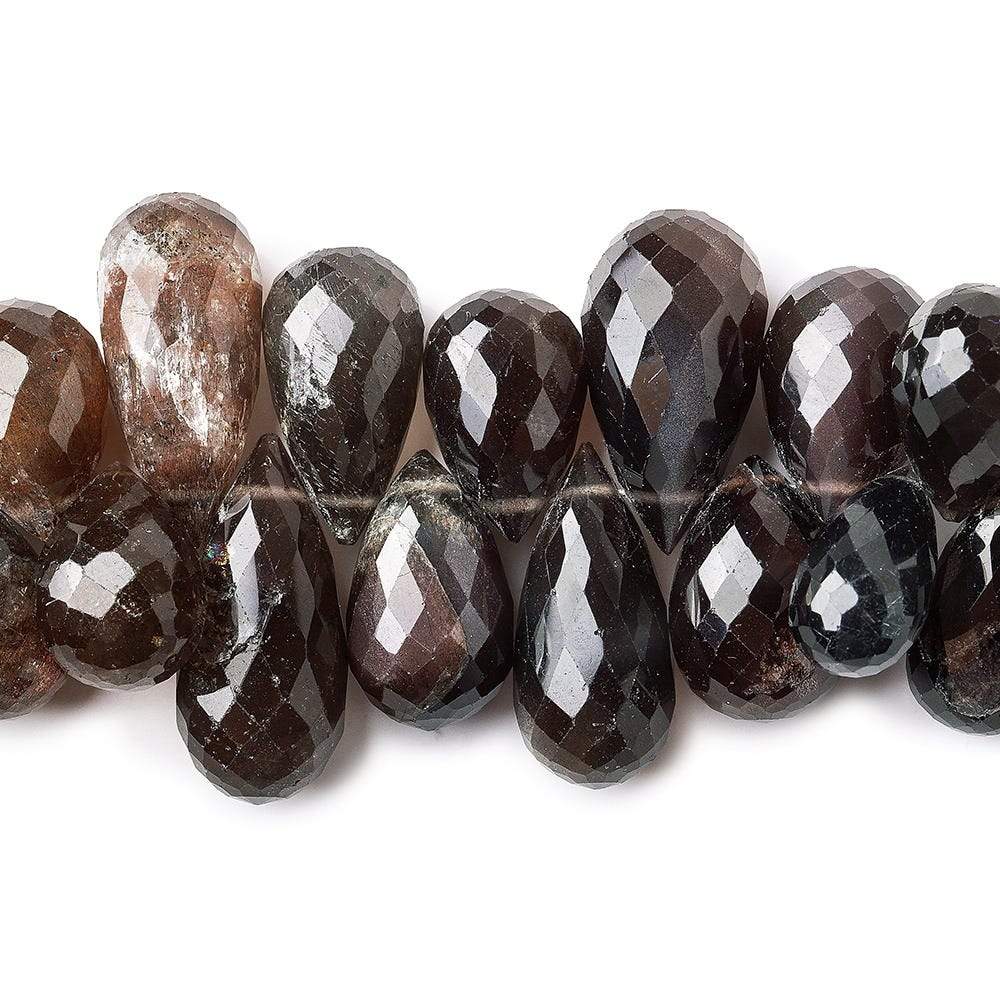 Plum Scapolite Tear Drop Briolette - Beadsofcambay.com