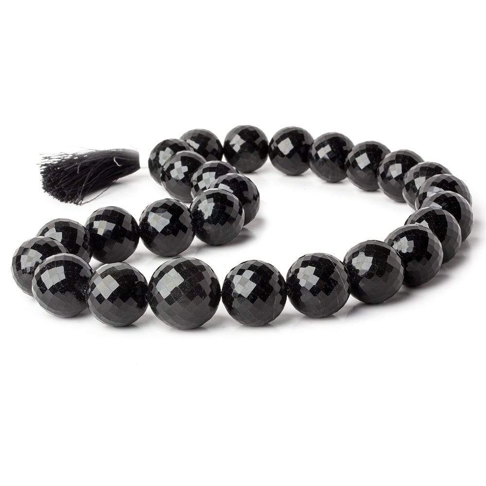 Rainbow Obsidian Faceted Round Beads 16 inch 15-18mm 26 pieces - Beadsofcambay.com