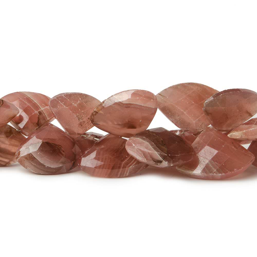 Rhodochrosite Beads Fan Briolette - Beadsofcambay.com