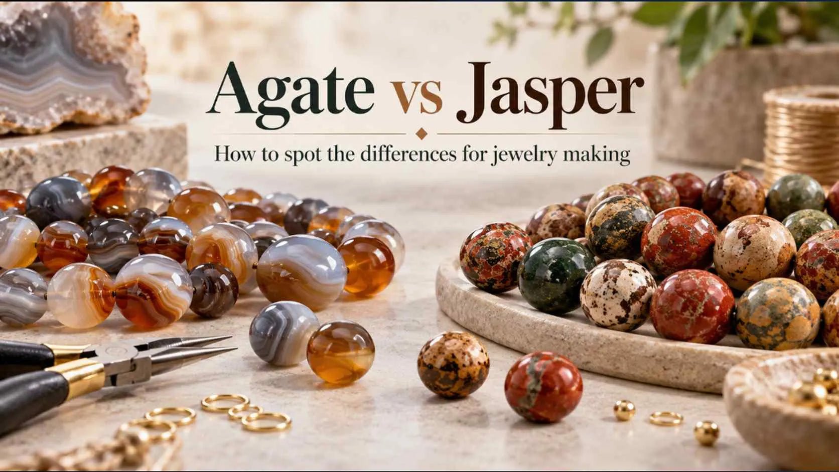 Agate vs Jasper: How to Tell These Stones Apart - Beadsofcambay.com