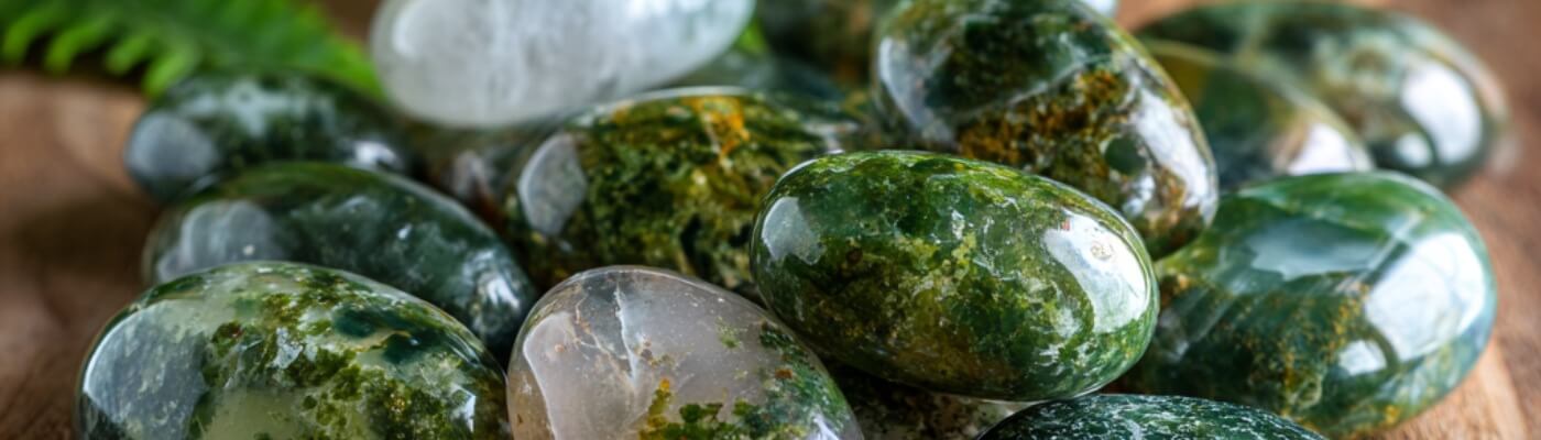 Moss Agate Meaning: Healing Properties, Benefits, and Uses - Beadsofcambay.com