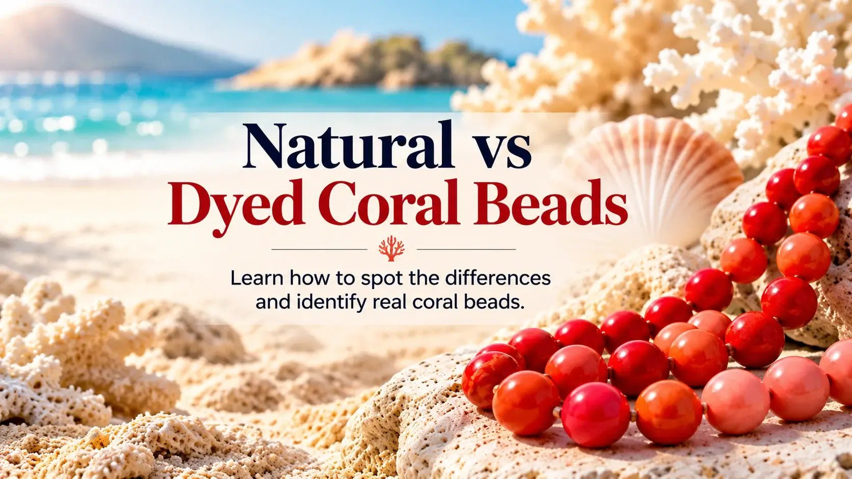 Natural Coral Beads Vs. Dyed Coral Beads: How To Identify Genuine Ones - Beadsofcambay.com
