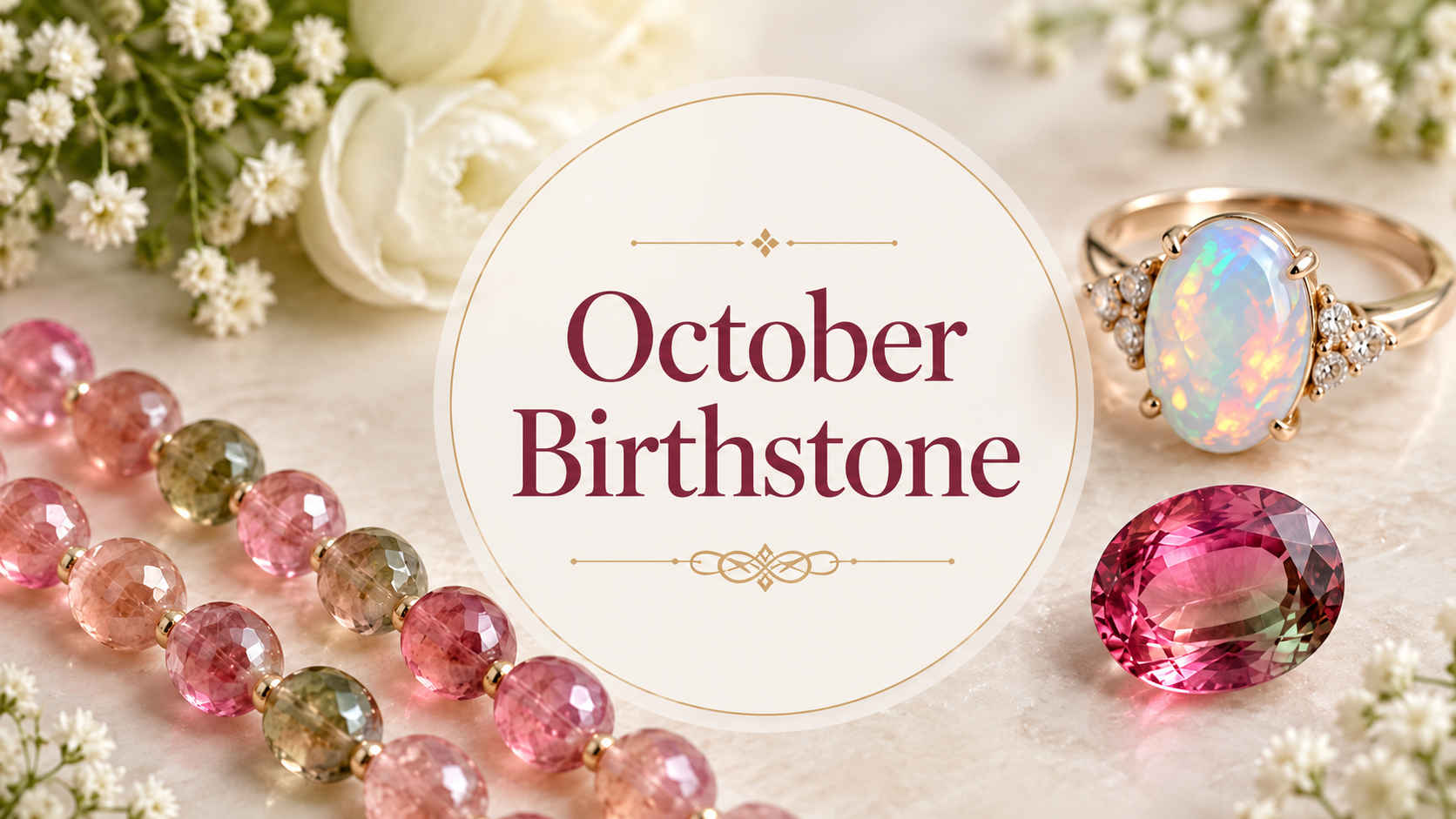 October Birthstone: Opal & Tourmaline Colors, Meaning, Care - Beadsofcambay.com