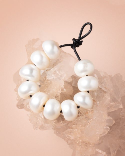 Button & Coin Large Hole Freshwater Pearls - Beadsofcambay.com