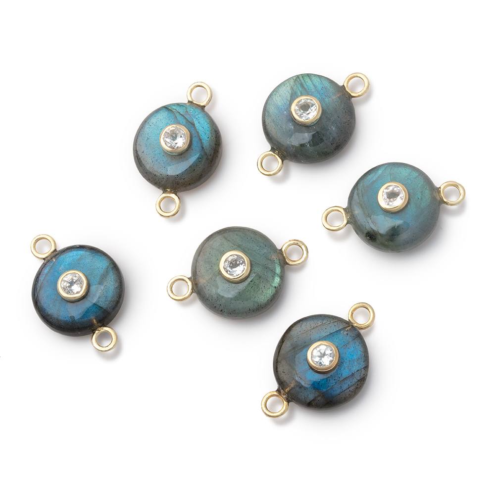 Gemstone Focals with Bezel Inlay - Beadsofcambay.com