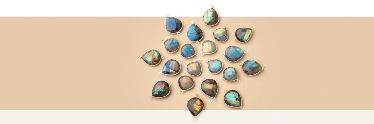 Buy Labradorite Bezels Online at low price