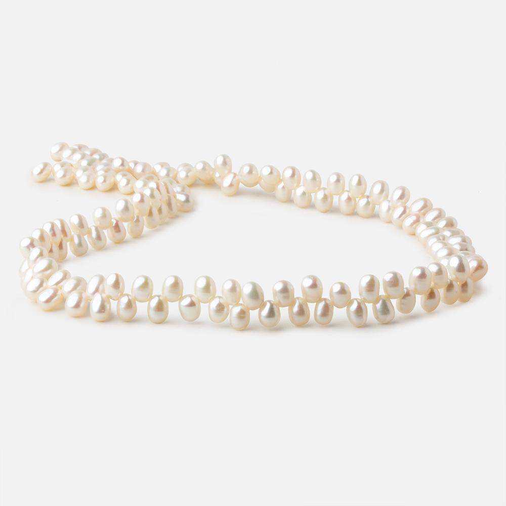 Oval Top Drilled Freshwater Pearl - Beadsofcambay.com