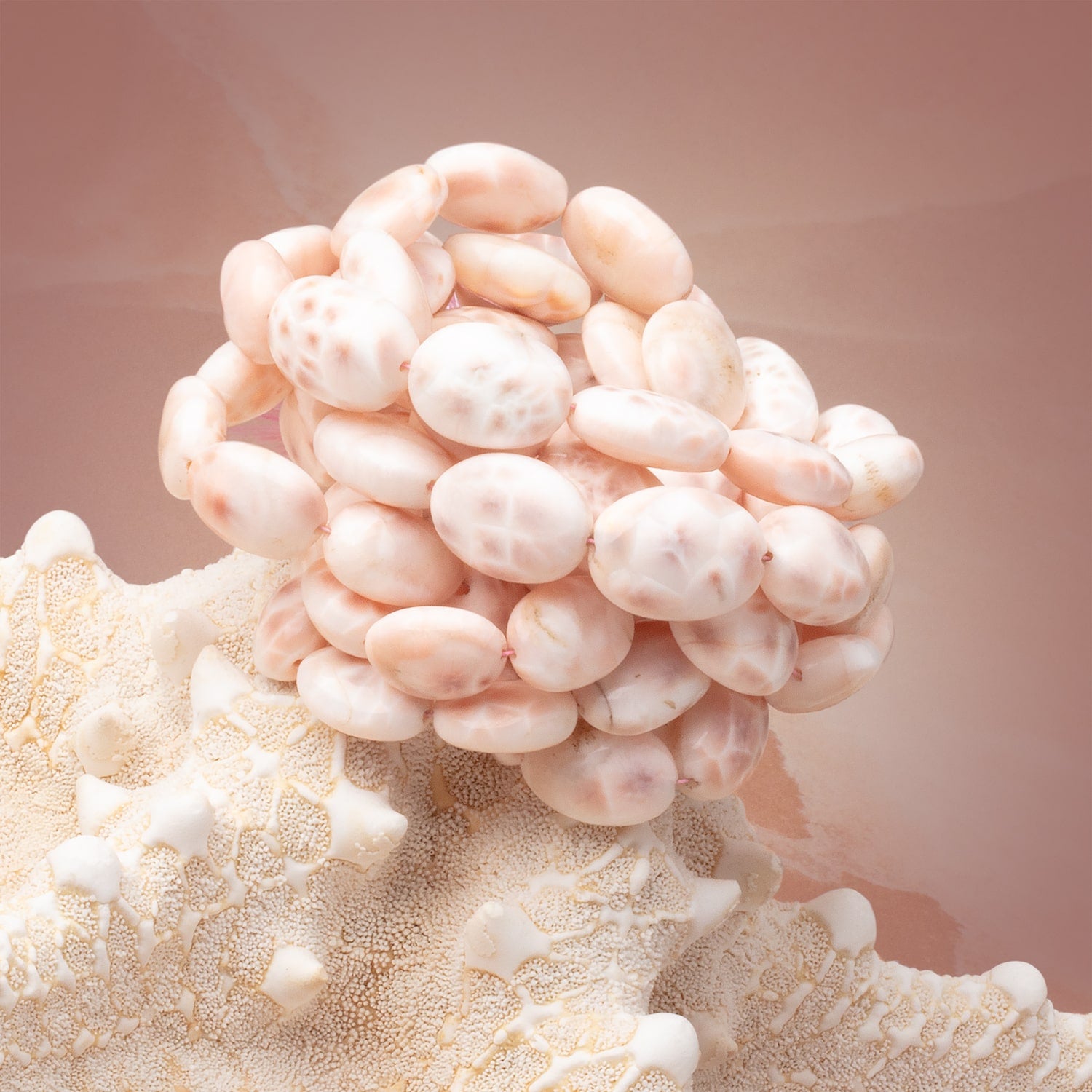 Beadsofcambay Natrolite Plain Oval Beads