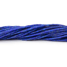 1-1.4mm Lapis Lazuli Hand-Cut Plain Tube Beads 15 inch 330 pieces - Beadsofcambay.com