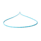 1-1.4mm Turquoise Howlite Hand-Cut Plain Tube Beads 15 inch 300 pieces - Beadsofcambay.com