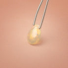 10 - 11mm Ethiopian Opal Plain Pear 1 Focal Bead AAA - Beadsofcambay.com