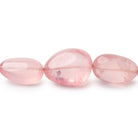 10-23mm Rose Quartz Plain Nugget Beads 18 inch 30 pieces AA - Beadsofcambay.com