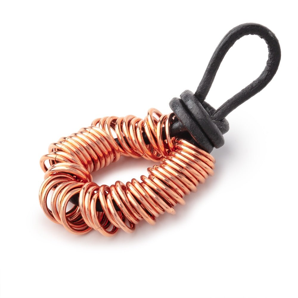 10mm Copper Open Jump Ring Set of 50 pieces - Beadsofcambay.com