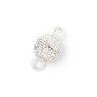 10mm Miligrain Arch Design Magnetic Clasp 1 piece - Beadsofcambay.com