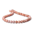 10mm Pink Peruvian Opal Faceted Round Beads 16 inch 42 pieces - Beadsofcambay.com