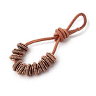 10mm Pinwheel Design Spacer Set of 10 Large Hole Beads - Beadsofcambay.com