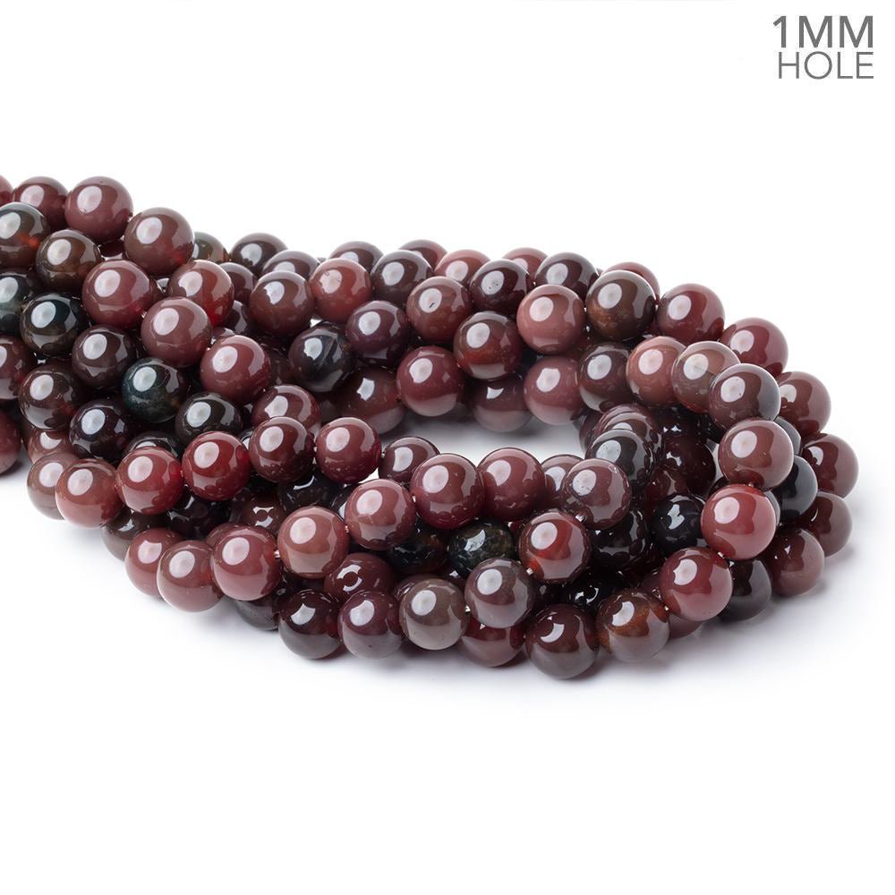 10mm Sard Agate Plain Round 15.5 inch 40 Beads 1mm Hole - Beadsofcambay.com