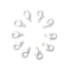 10mm Shiny Lobster Clasp Set of 10 Pieces - Beadsofcambay.com