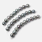 10mm Tahitian 2mm Large Hole Saltwater Pearls 4 inch 9 Beads A - Beadsofcambay.com