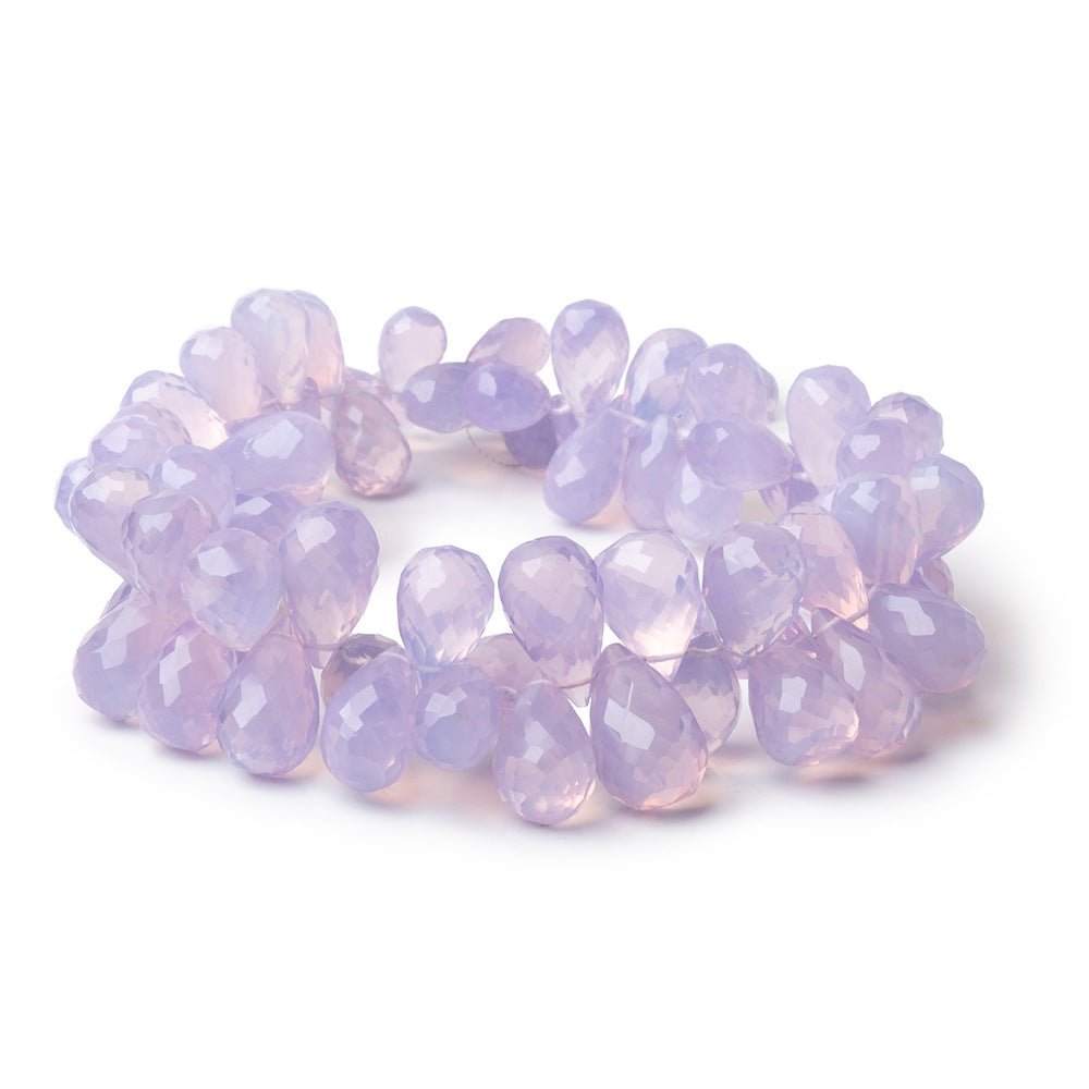 10x5-15x10mm Lavender Quartz Faceted Tear Drops 9 inch 70 pieces AAA - Beadsofcambay.com