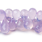 10x7-15x9mm Lavender Quartz Faceted Tear Drops 9 inch 64 Beads AAA - Beadsofcambay.com