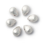 10x7mm Brushed Tear Drop Bead Set of 6 - Beadsofcambay.com