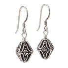 10x8mm Pyramid Bead with Miligrain Design Set of 4 pieces - Beadsofcambay.com