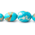 11 - 23mm Armenian Turquoise Plain Nugget Beads 20 inch 30 pieces AAA - Beadsofcambay.com