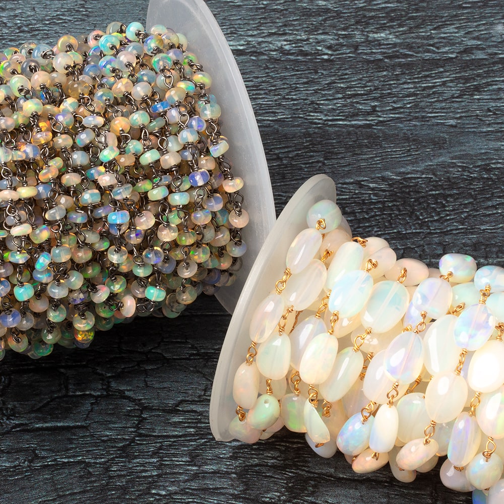 Beadsofcambay Ethiopian Opal Beads