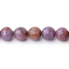 7.5mm Ruby faceted round beads 15.5 inch 50 pieces - BeadsofCambay.com