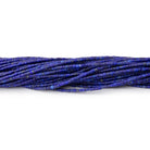 1mm Lapis Lazuli Micro-Plain Tube Beads 15 inches AA Grade - BeadsofCambay.com