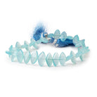 11x6 - 12x7mm Blue Chalcedony Faceted Marquise Beads 8 inch 26 pieces - Beadsofcambay.com