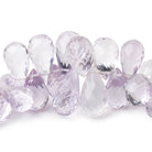 11x8 - 18x9mm Pink Amethyst Faceted Tear Drops 8 inch 56 Beads AAA - Beadsofcambay.com