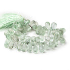 12-14mm Prasiolite Faceted Tear Drop 8 inch 60 Beads AAA - Beadsofcambay.com