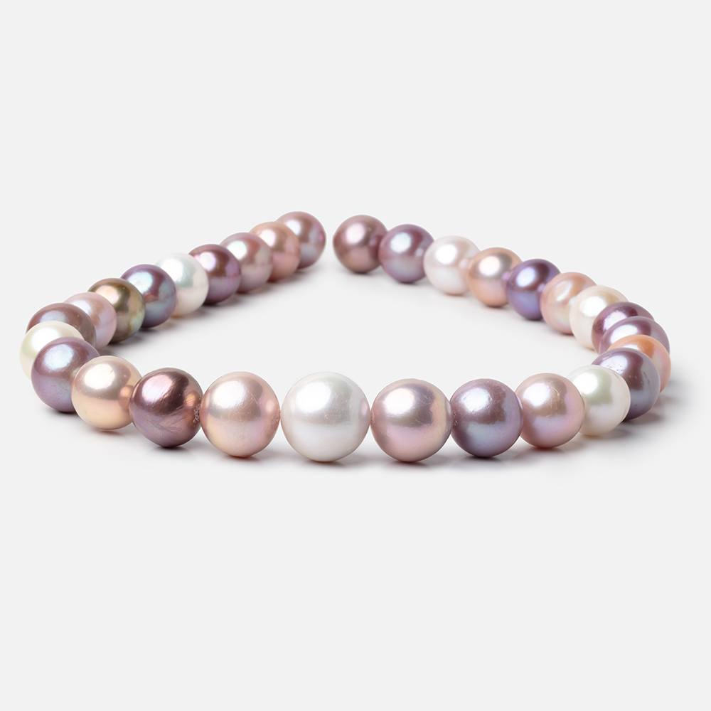 12 - 16mm Multi Color Baroque Freshwater Pearls 16 inch 30 pieces AA - Beadsofcambay.com