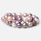 12 - 16mm Multi Color Baroque Freshwater Pearls 16 inch 30 pieces AA - Beadsofcambay.com
