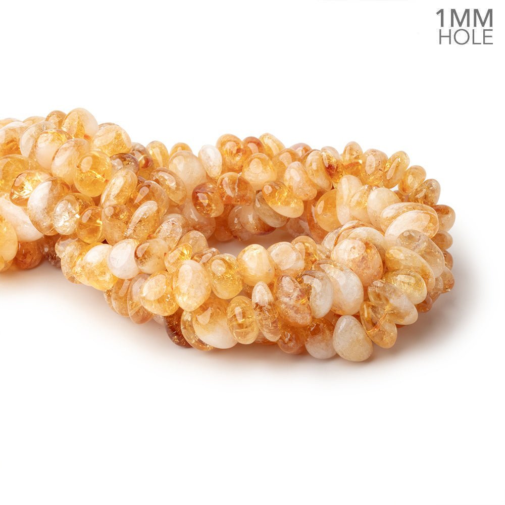 12 - 22mm Bi - Color Citrine Plain Nugget Beads 16 inch 51 pieces - Beadsofcambay.com