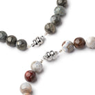 7mm Silver Rhodium plated Magnetic Clasp Set of 5 pieces - BeadsofCambay.com
