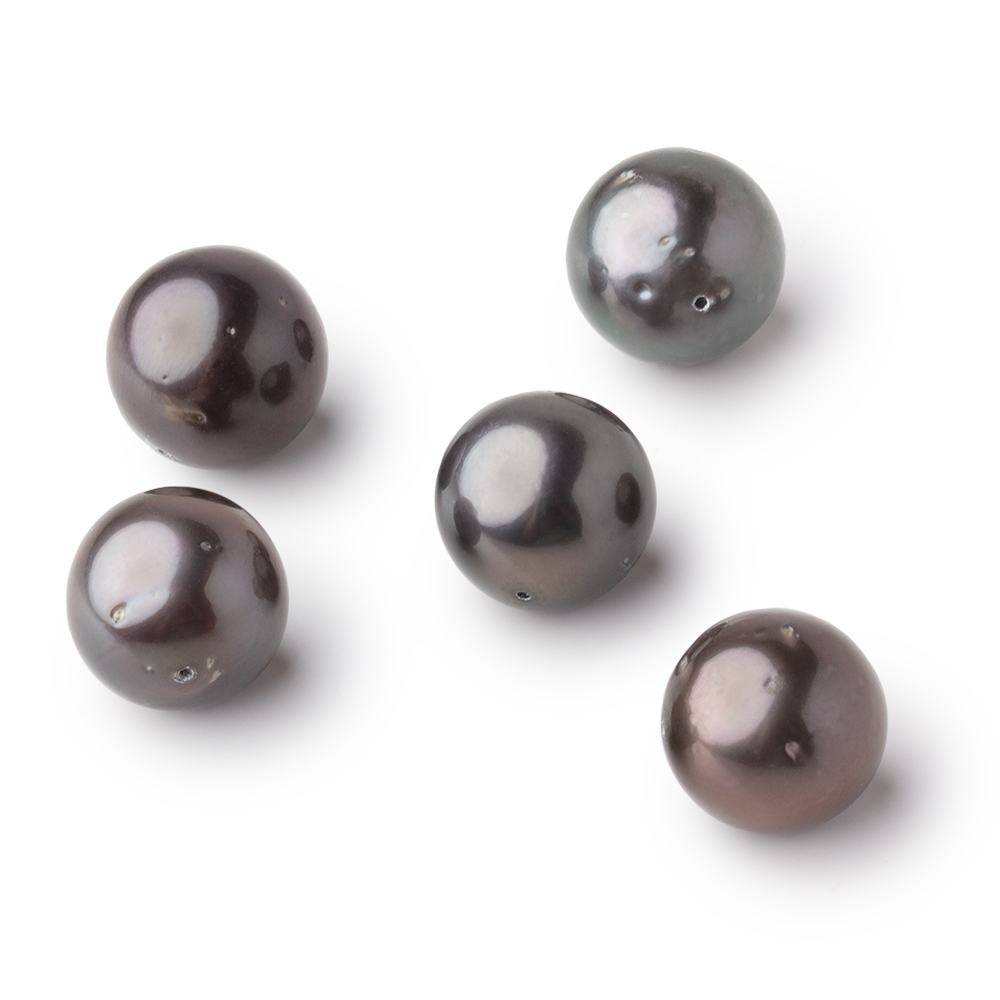 12.5mm Peacock Tahitian Saltwater Focal 1 Bead - Beadsofcambay.com