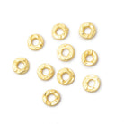 6mm Hammered Jump Ring Set of 10 pieces - BeadsofCambay.com