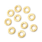 8mm Hammered Jump Ring Set of 10 pieces - BeadsofCambay.com