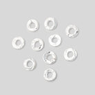 6mm Hammered Jump Ring Set of 10 pieces - BeadsofCambay.com