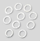 10mm Hammered Jump Ring Set of 10 pieces - BeadsofCambay.com