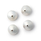 12mm Brushed Disc Bead Set of 4 - Beadsofcambay.com