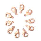 12mm Copper Lobster Clasp 10 pieces - Beadsofcambay.com