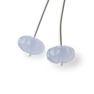 12mm Turkish Chalcedony Carved Melon Focals Set of 2 Beads - Beadsofcambay.com